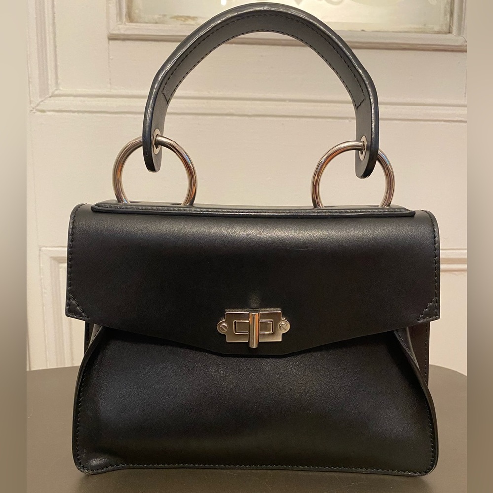 Proenza Schouler hava top handle bag black